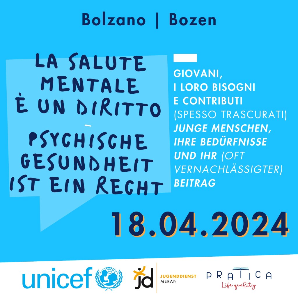 La Salute Mentale è un diritto. 👍🏻Giovani, i loro bisogni e contributi (spesso&nbsp;trascurati).